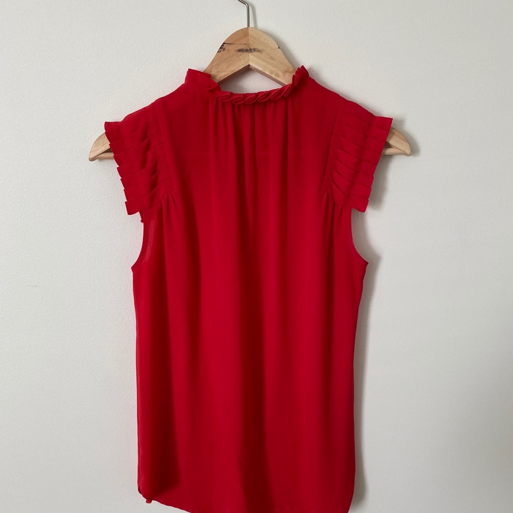Red LOFT Blouse - Picture 3 of 3